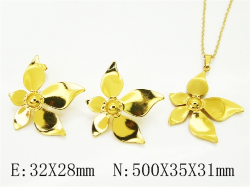 HY Wholesale Jewelry Set 316L Stainless Steel jewelry Set Fashion Jewelry-HY62S0611MY