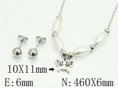 HY Wholesale Jewelry Set 316L Stainless Steel jewelry Set Fashion Jewelry-HY91S1851MA