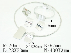 HY Wholesale Jewelry Set 316L Stainless Steel jewelry Set Fashion Jewelry-HY50S0750JGG