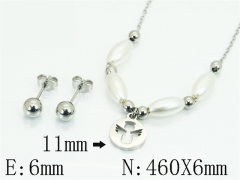 HY Wholesale Jewelry Set 316L Stainless Steel jewelry Set Fashion Jewelry-HY91S1849MU