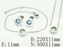 HY Wholesale Jewelry Set 316L Stainless Steel jewelry Set Fashion Jewelry-HY59S2642HFF