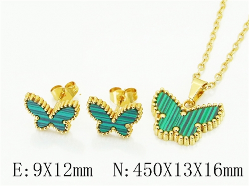 HY Wholesale Jewelry Set 316L Stainless Steel jewelry Set Fashion Jewelry-HY62S0624LS