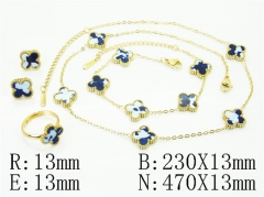 HY Wholesale Jewelry Set 316L Stainless Steel jewelry Set Fashion Jewelry-HY35S0153HLY