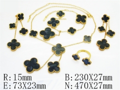 HY Wholesale Jewelry Set 316L Stainless Steel jewelry Set Fashion Jewelry-HY35S0126JLB