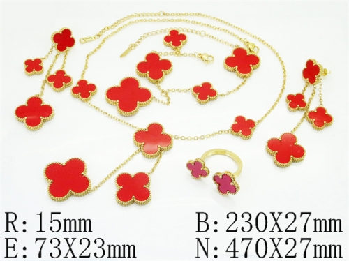 HY Wholesale Jewelry Set 316L Stainless Steel jewelry Set Fashion Jewelry-HY35S0127JLX