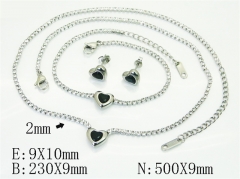 HY Wholesale Jewelry Set 316L Stainless Steel jewelry Set Fashion Jewelry-HY59S2651IDL