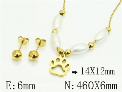 HY Wholesale Jewelry Set 316L Stainless Steel jewelry Set Fashion Jewelry-HY91S1859OV