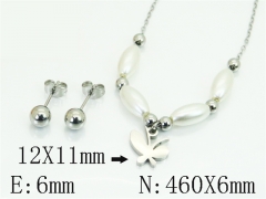 HY Wholesale Jewelry Set 316L Stainless Steel jewelry Set Fashion Jewelry-HY91S1850MY