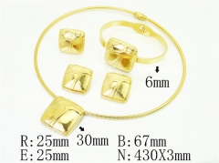 HY Wholesale Jewelry Set 316L Stainless Steel jewelry Set Fashion Jewelry-HY50S0763JIR