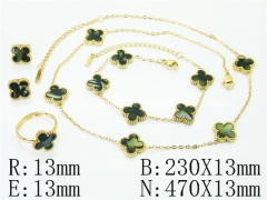 HY Wholesale Jewelry Set 316L Stainless Steel jewelry Set Fashion Jewelry-HY35S0150HLF