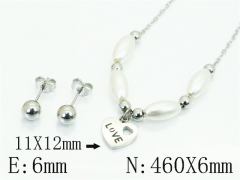 HY Wholesale Jewelry Set 316L Stainless Steel jewelry Set Fashion Jewelry-HY91S1839ME