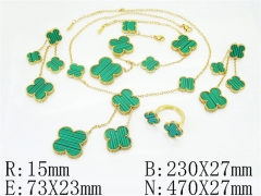 HY Wholesale Jewelry Set 316L Stainless Steel jewelry Set Fashion Jewelry-HY35S0132JLT