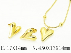 HY Wholesale Jewelry Set 316L Stainless Steel jewelry Set Fashion Jewelry-HY32S0266HHD