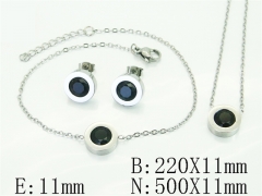 HY Wholesale Jewelry Set 316L Stainless Steel jewelry Set Fashion Jewelry-HY59S2643HGG