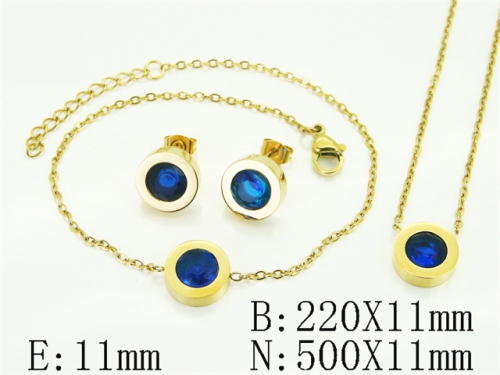 HY Wholesale Jewelry Set 316L Stainless Steel jewelry Set Fashion Jewelry-HY59S2648HHF