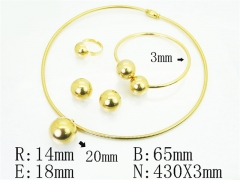 HY Wholesale Jewelry Set 316L Stainless Steel jewelry Set Fashion Jewelry-HY50S0733JIR