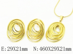 HY Wholesale Jewelry Set 316L Stainless Steel jewelry Set Fashion Jewelry-HY32S0265HJR