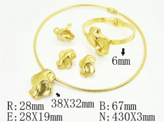 HY Wholesale Jewelry Set 316L Stainless Steel jewelry Set Fashion Jewelry-HY50S0756JIV