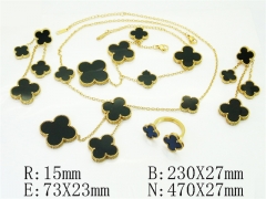 HY Wholesale Jewelry Set 316L Stainless Steel jewelry Set Fashion Jewelry-HY35S0123JLG