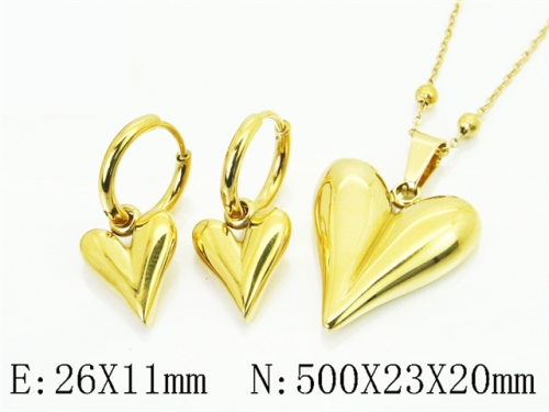 HY Wholesale Jewelry Set 316L Stainless Steel jewelry Set Fashion Jewelry-HY30S0297HLL