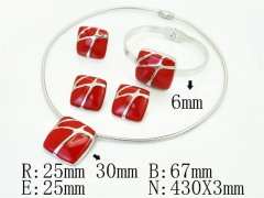 HY Wholesale Jewelry Set 316L Stainless Steel jewelry Set Fashion Jewelry-HY50S0759JRR