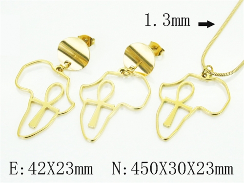 HY Wholesale Jewelry Set 316L Stainless Steel jewelry Set Fashion Jewelry-HY92S0245HLV