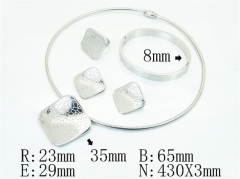 HY Wholesale Jewelry Set 316L Stainless Steel jewelry Set Fashion Jewelry-HY50S0776JVV