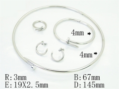 HY Wholesale Jewelry Set 316L Stainless Steel jewelry Set Fashion Jewelry-HY50S0799JCC