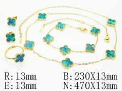 HY Wholesale Jewelry Set 316L Stainless Steel jewelry Set Fashion Jewelry-HY35S0158HLS