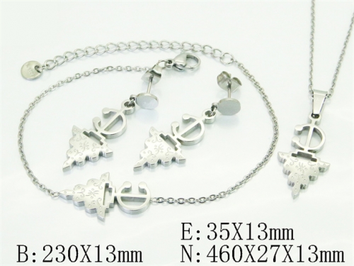 HY Wholesale Jewelry Set 316L Stainless Steel jewelry Set Fashion Jewelry-HY30S0280HJL