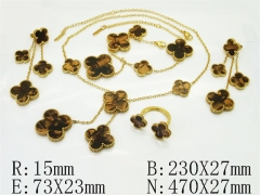 HY Wholesale Jewelry Set 316L Stainless Steel jewelry Set Fashion Jewelry-HY35S0124JLF