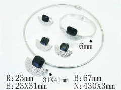 HY Wholesale Jewelry Set 316L Stainless Steel jewelry Set Fashion Jewelry-HY50S0729JZZ