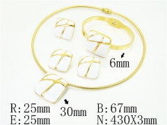 HY Wholesale Jewelry Set 316L Stainless Steel jewelry Set Fashion Jewelry-HY50S0758JIX