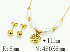 HY Wholesale Jewelry Set 316L Stainless Steel jewelry Set Fashion Jewelry-HY91S1871OQ