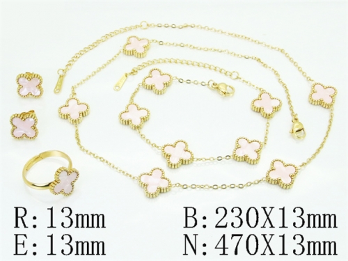 HY Wholesale Jewelry Set 316L Stainless Steel jewelry Set Fashion Jewelry-HY35S0142HLZ