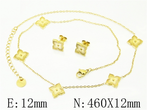 HY Wholesale Jewelry Set 316L Stainless Steel jewelry Set Fashion Jewelry-HY32S0268HIE