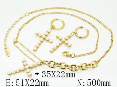 HY Wholesale Jewelry Set 316L Stainless Steel jewelry Set Fashion Jewelry-HY80S0210HLS