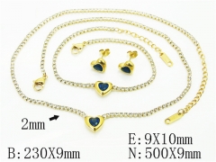 HY Wholesale Jewelry Set 316L Stainless Steel jewelry Set Fashion Jewelry-HY59S2656II5