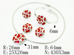 HY Wholesale Jewelry Set 316L Stainless Steel jewelry Set Fashion Jewelry-HY50S0766JGG