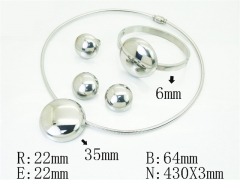 HY Wholesale Jewelry Set 316L Stainless Steel jewelry Set Fashion Jewelry-HY50S0786JVV