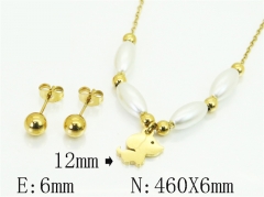 HY Wholesale Jewelry Set 316L Stainless Steel jewelry Set Fashion Jewelry-HY91S1862OE