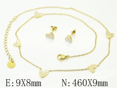 HY Wholesale Jewelry Set 316L Stainless Steel jewelry Set Fashion Jewelry-HY32S0272HJC