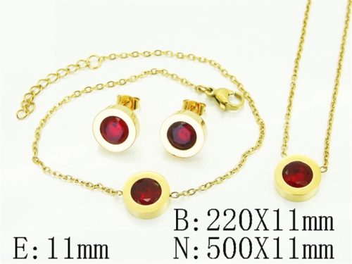 HY Wholesale Jewelry Set 316L Stainless Steel jewelry Set Fashion Jewelry-HY59S2649HHS