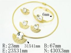 HY Wholesale Jewelry Set 316L Stainless Steel jewelry Set Fashion Jewelry-HY50S0730JIE