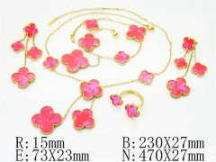 HY Wholesale Jewelry Set 316L Stainless Steel jewelry Set Fashion Jewelry-HY35S0128JLA