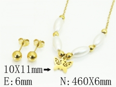 HY Wholesale Jewelry Set 316L Stainless Steel jewelry Set Fashion Jewelry-HY91S1869OC