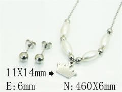 HY Wholesale Jewelry Set 316L Stainless Steel jewelry Set Fashion Jewelry-HY91S1855MX