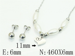 HY Wholesale Jewelry Set 316L Stainless Steel jewelry Set Fashion Jewelry-HY91S1847MY