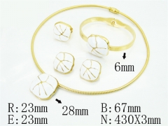 HY Wholesale Jewelry Set 316L Stainless Steel jewelry Set Fashion Jewelry-HY50S0770JIW