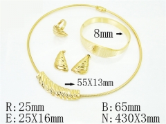 HY Wholesale Jewelry Set 316L Stainless Steel jewelry Set Fashion Jewelry-HY50S0746JIW